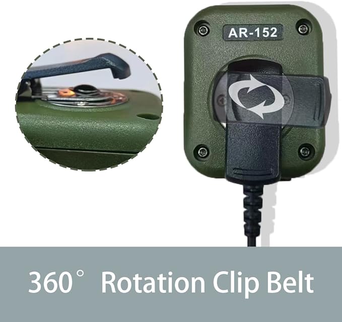 BAOFENG UV-5R Tactical Microphone Speaker Volume Adjustable Handheld for GMRS Ham Radio BF-F8HP UV-82 BF-888S