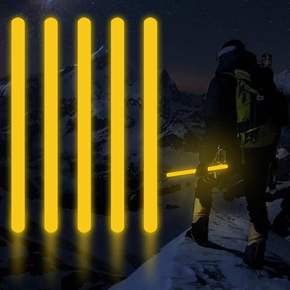 16 Inch Industry Grade Glow Sticks Bulk 5 PCS Bright Jumbo Light Sticks Glow in The Dark Emergency Huge Glow Sticks for Camping,Hiking,Hurricane, Earthquake, Survival Kit Accessories