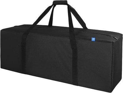 COOLBEBE 36" Sports Duffle Bag - 100L Large Travel Duffel Luggage Bag with Upgrade Zipper, Sturdy & Water Resistant, Black
