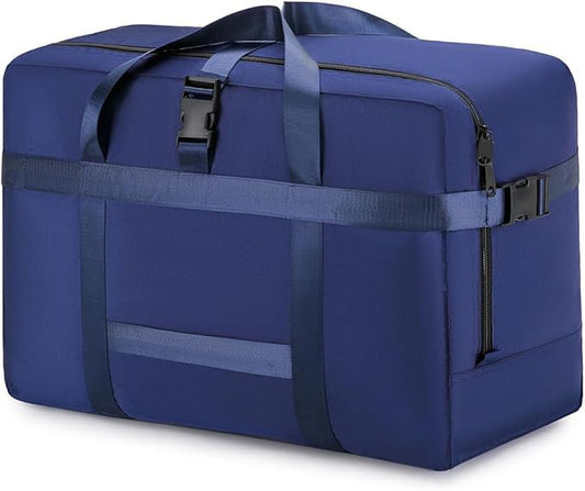 Extra Large Storage Bags Duffle Bags Tote for Moving, Storage, Camping and Travel (Blue, 118L)