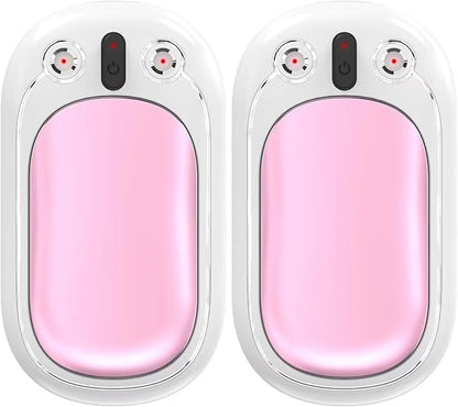 Hand Warmers Rechargeable, SECHKISS 2-Pack 5000mAh Reusable Portable Hand Warmer, 2 in 1 Electric Pocket Warmer Great for Outdoor, Hunting, Golf, Camping, Warm Gifts for Women Men…