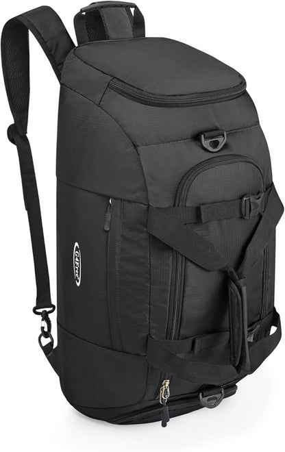 G4Free 40L 3-Way Duffle Bag Backpack Gym Bag for Men Women Sports Duffel Bag with Shoe Compartment Travel Backpack Luggage
