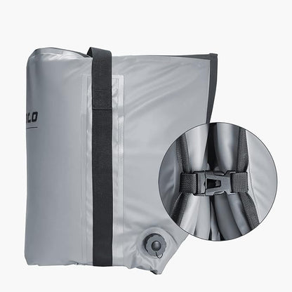 Buffalo Gear Insulated Fish Cooler - 27.5QT 58QT Waterproof Flat Bottom Bag, Leakproof and Fishing Kill Bag
