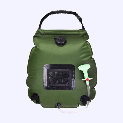 CLICIC Solar Shower Bag 5 gallons/20L Solar Heating Shower Bag with Removable Hose and On-Off Switchable Shower Head for Outdoor Camping Beach Swimming Traveling Hiking