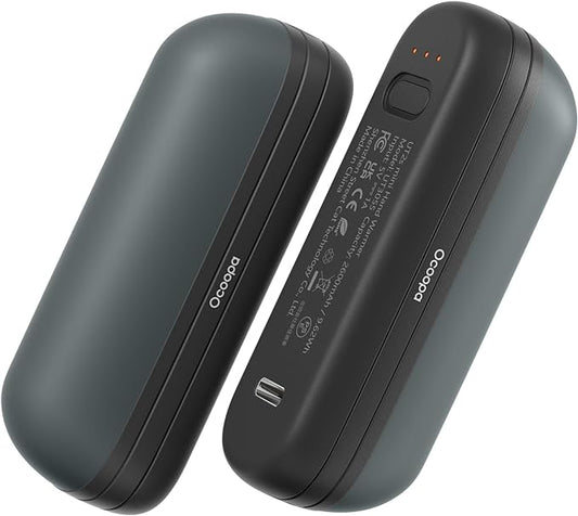 OCOOPA 2 in 1 Magnetic Rechargeable Hand Warmers, UT2s Mini Electric Handwarmers 2 Pack, Split USB-C, Reusable Portable Pocket Heater, Raynauds, Golf, Tech Gifts for Women Men