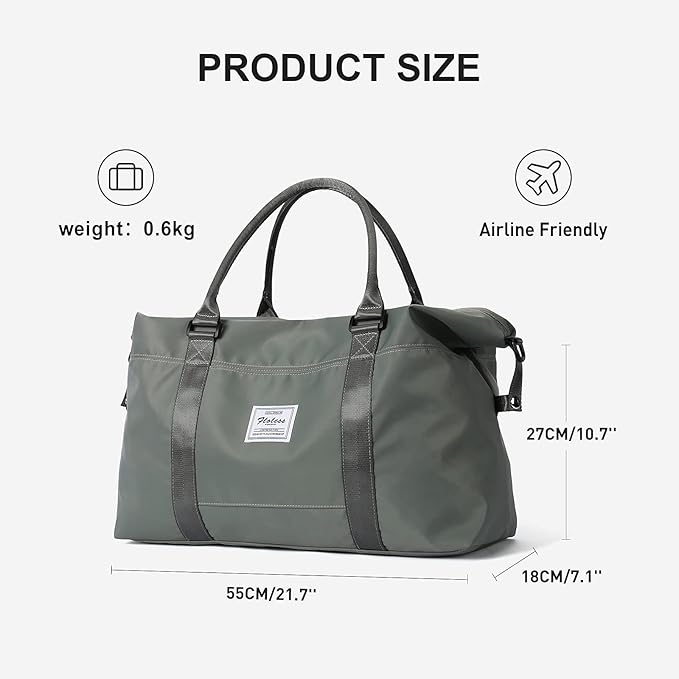 Sport Large Travel Duffle Gym Tote Weekender Carry On Beach Overnight Waterproof Luggage with Wet Bag