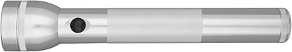 Maglite Heavy-Duty Incandescent 3-Cell D Flashlight in Display Box, Silver