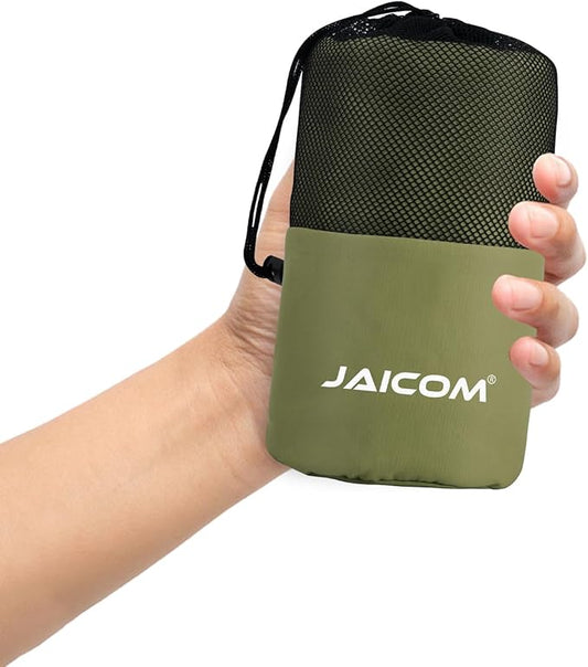 Sleeping Bag Liner, Sleep Sack Travel Sheets, Two-Way-Zipper Expose Feet Separately, Lightweight for Single, Backpacking,Hotels & Hostels, Camping, Travel, Business