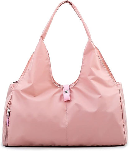 Travel Duffel Bag,Gym Tote Bags,Sports Duffel Bag with Shoe Compartment Wet Dry Separated Pockets for Women Men