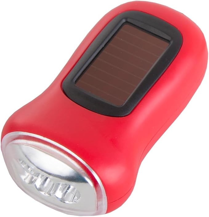 Stansport 3 LED Dynamo Solar Flashlight