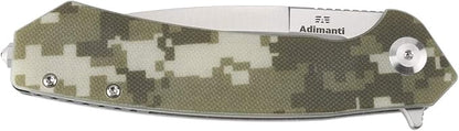 Firebird GANZO Adimanti Skimen Pocket Folding Knife G10 Handle with Clip and Glass Breaker D2 Steel Blade Hunting Fishing Camping Outdoor EDC Knife (Camouflage)