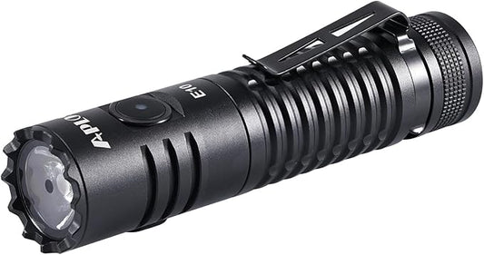 APLOS E10 Rechargeable LED Flashlight, 1300 High Lumens Pocket Flashlight USB C, 6 Modes Super Bright Small Tactical Flash Light for EDC, Camping, Emergency, Inspection, Repair