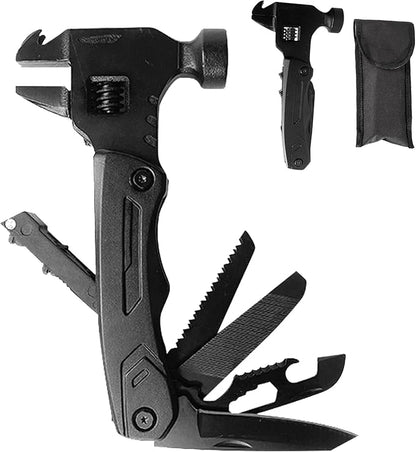 11 in 1 Multitool Hammer,Screwdriver,Multi-function Wrench,bottle opener,Cool Gadgets for Camping Survival Gear, Outdoor Travel, Home DIY Use,Gifts for Men,Gifts for Husband,Gifts for Men Dad