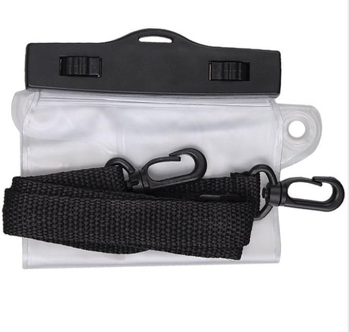 Lsgoodcare Portable Two Way Radio Waterproof Rainproof Bag Case Pouch Compatible for Motorola Kenwood Midland UV-3R UV-5R PX-888 Walkie Talkie Radio,5 Inch x 13.8 Inch, White