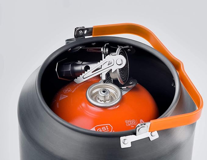 GSI Outdoors Halulite 1.8 qt. Tea Kettle Ultralight Aluminum with Superior Heating