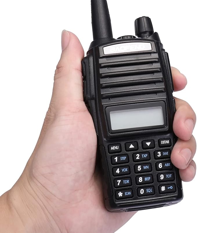 BAOFENG UV-82 Radio 8W Dual Band Long Range Walkie Talkies for Adults with 2 Pack Baofeng Batteries