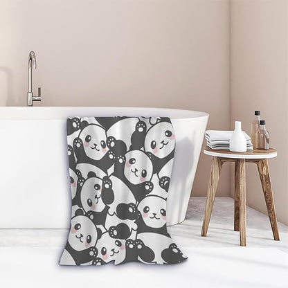 Microfiber Beach Towel Cute Baby Panda Oversized Large Sand Free & Quick Dry Lightweight Towel for Adults Womens Mens Travel Camping Gym Pool Swim