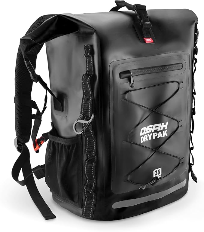 Waterproof Backpack Dry Bag 35L/55L – Heavy Duty Roll-Top Hiking Backpack for Travel, Kayaking, Boating, Camping, Rafting and Fishing