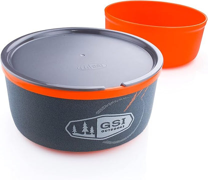 GSI Outdoors Ultralight Nesting Bowl and Mug for Camping, Travel, Backpacking, Picnics & BBQ’s
