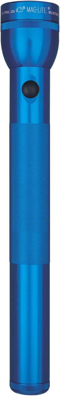 Maglite Heavy-Duty Incandescent 4-Cell D Flashlight in Display Box, Blue