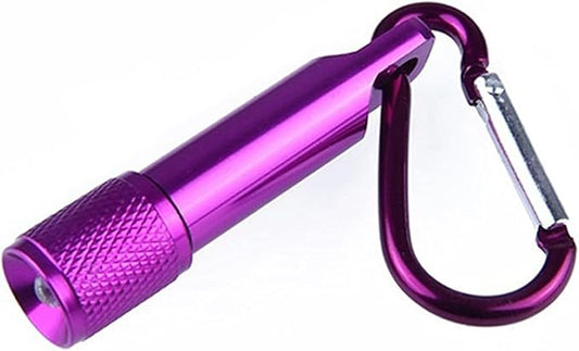 Purple Mini Bright Key Ring Portable Pocket Torch,Keychain LED Flashlight, for EDC, Night Reading, Camping, Power Outage, Emergency，Flashlights，Handheld Flashlights
