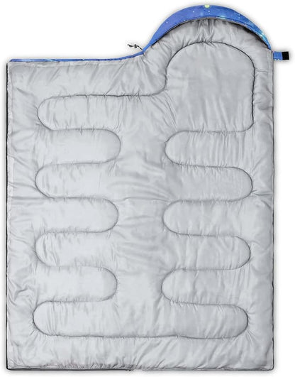 Axolotl Unicorn Sleeping Bag for Kids Boys Girls–Lightweight Warm Cold Weather Sleeping Bags,Waterproof Portable Sleeping Bag with Compression Sack for Camping Backpacking Outdoor Indoor