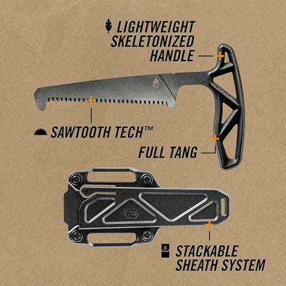 Gerber Gear EXO-MOD Pack Hunting Saw, Black (31-003923)