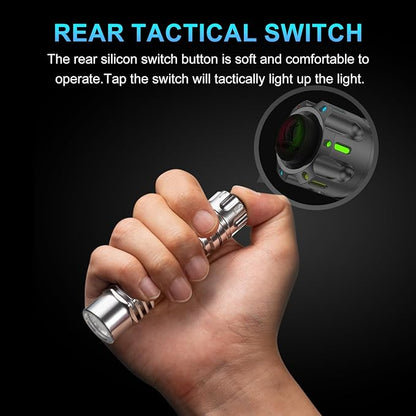 LUMINTOP Rechargeable LED Flashlights High Lumens, Ring King 1000 Lumen Super Bright Flashlight, 5 Modes, 180 Meters, Powerful Handheld Flash Light for Emergencies, Camping, Hiking