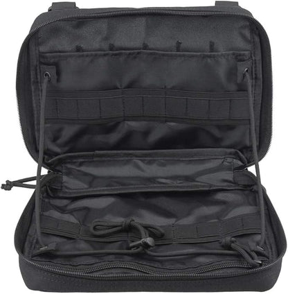 WYNEX Tactical Admin Molle Pouch, Medical EDC EMT Utility Bag Shell Design Attachment Pouches 1000D Nylon Hiking Belt Bags