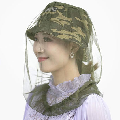 3Pcs Premium Head Net Face Mesh with Extra Fine Holes, Mosquito Hat Mask Head Cover for Camping Hiking Fishing Climbing Protecting from Bee Mosquito Gnats