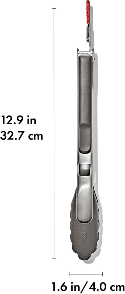 OXO Outdoor Camp Stove Tongs with Nylon Heads