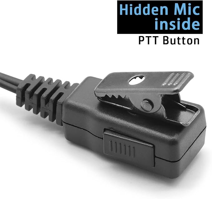 Earpiece Headset Fits for Motorola MotoTRBO Radio DP2400 DP2400e DP3441e XPR3300e XPR3500 MTP3000 XiR P6600 Walkie Talkie G-Style Clip Ear Hook Hanger PTT Headset Multi-pin