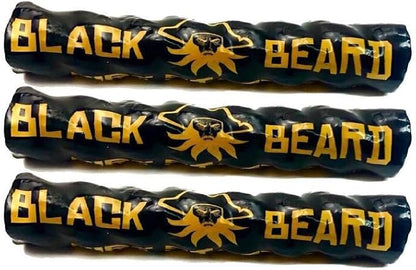Black Beard Fire Starter Rope (3 Pack) | 100% Weatherproof Fire Starter for Campfires | Can Light 50+ Fires with Over 4.5 Hour Burn Time | Infinite Shelf Life for Emergency Survival Kits | Made in USA