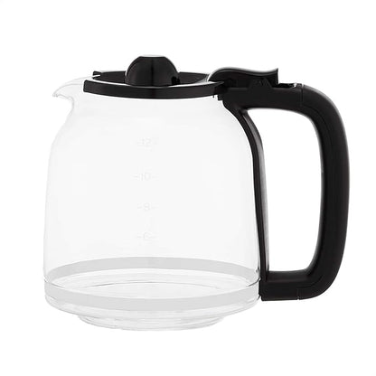 Amazon Basics Programmable Coffeemaker with Carafe and Reusable Filter, Stainless Steel, 12 Cups, Black