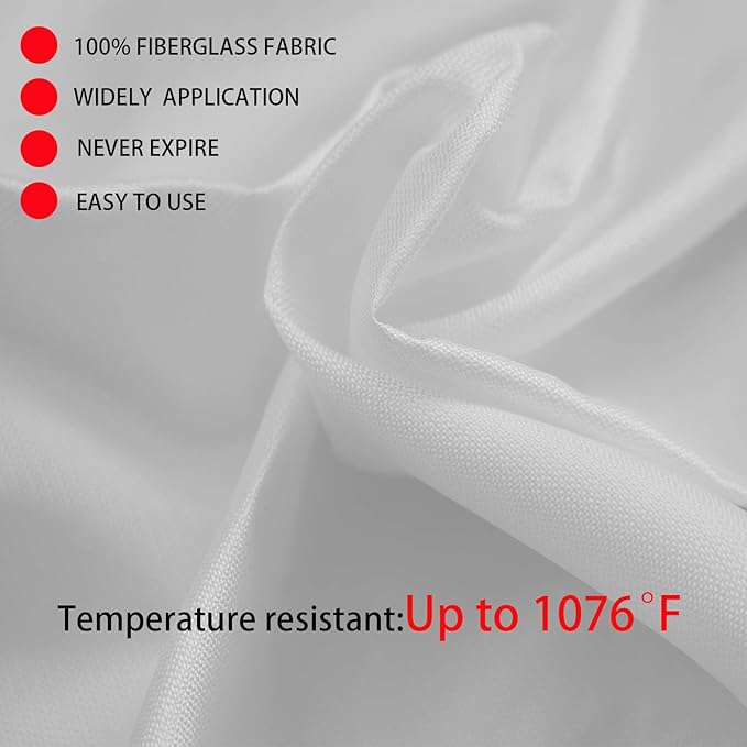 Fire Blankets Emergency for Home-Fire Blanket for Home and Kitchen,Fiberglass Fire Blankets for Fireplace Camping Car BBQ. Essential Fire Blankets Emergency Gear for Home Safety (2 Pack)