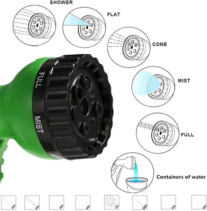 CLICIC 0.75 Gallon Pressure Sprayer with 7 Spray Modes, Camping Shower with Removable Hose and Shower Head for Camping Outdoor Traveling Hiking and Pet Bath