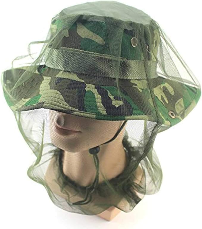 4 Pack Head Net Face Netting Neck Cover Protecting Netting for Outdoor Hiking Camping Climbing Walking