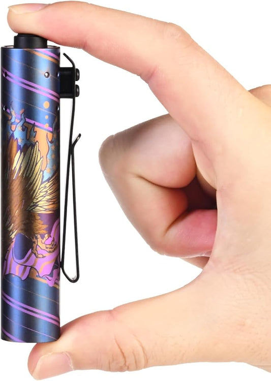 ACEBEAM Rider RX 700 High Lumens EDC AA Flashlight Rechargeable, Pocket LED Flashlight with Clip, Super Bright Mini Flash Light, 519A-V1 LED 90+ High CRI Small Flashlight for Camping, Emergency, Home