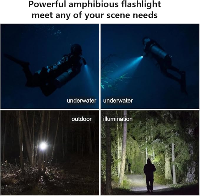Aluminum Flashlight，Bright, Waterproof, Powerfuly, Excellent Choice for Emergency LED Flashlights for Home, Flashlight for Camping Gear、Hiking (SF-L03)