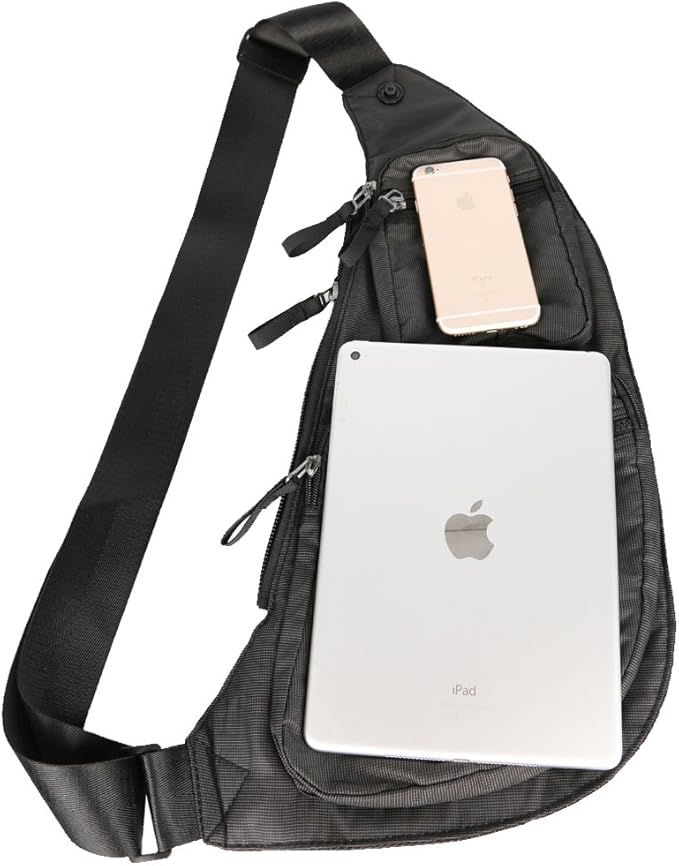 Nylon Sling Chest Bag Daypack Bicycle Travel Gym Backpack