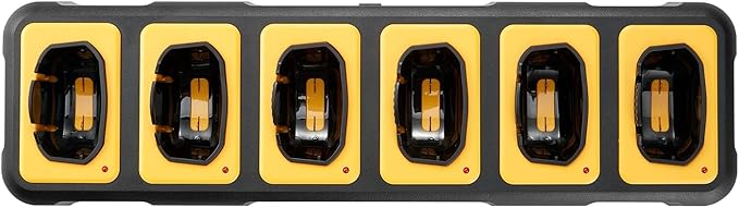 DEWALT DXFRS300 Gang Charger - 6 Port Charger for DXFRS 300 Walkie Talkie Two-Way Radios (DXFRSCH6-300)