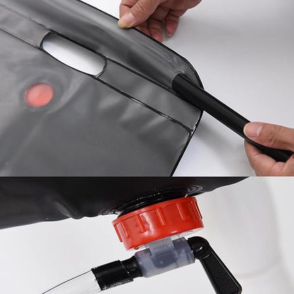 PVC Outdoor Shower Bag 20L Outdoor toiletries Camping Shower Solar hot Water Bag Shower Water Bag can be Used for Hiking, Camping, and Fishing