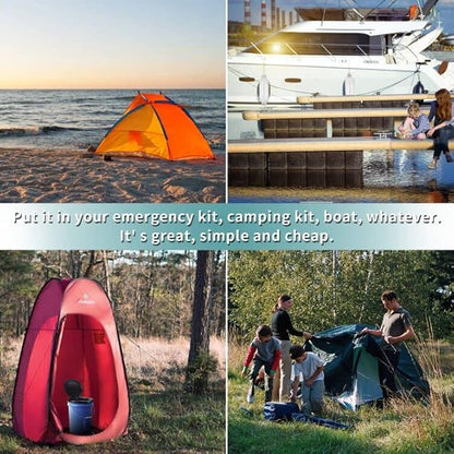 Bucket Toilet Seat with lid,5 Gallon Luggable Loo Bucket Toilet Seat-Portable Toilet Seat for Camping Toilet Bucket Outdoor Boating for Bucket Toilet Lid