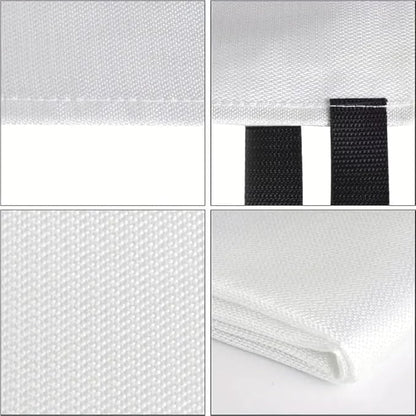 Emergency Fire Blanket for Fire Suppression, 39x39 inches Flame Retardant Fabric Fireproof Blanket, Survival Gear for Home Safety, Outdoor Camping (4 Pack)