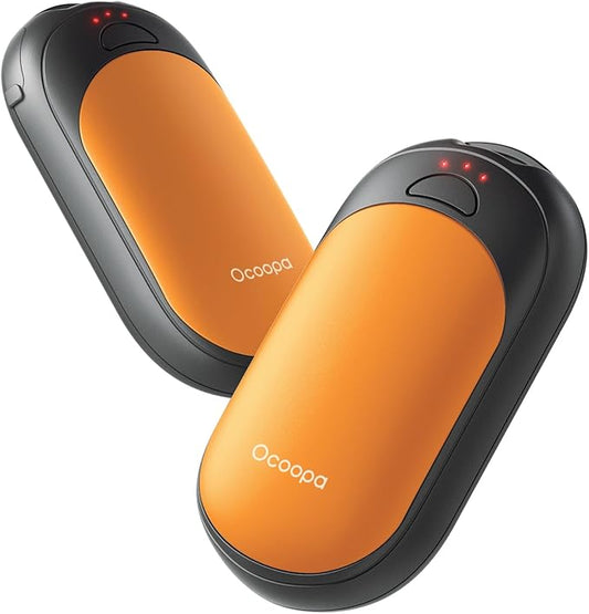 OCOOPA 2in1 Magnetic Rechargeable Hand Warmers, Electric Pocket-Sized Handwarmers, Light Sleek Stylish, UL Certified, 3 Heat Settings, Electronic Gifts for Men, Women Purse Must Haves, UT3 Lite