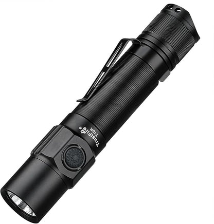 TrustFire T10R Flashlight High Lumens, 1800 Lumnen Rechargeable Flashlights 5 Modes Super Bright LED Tactical Flashlight IP68 Pocket EDC Flash Light for Camping, Emergency, Rescue, Hunting, Repair