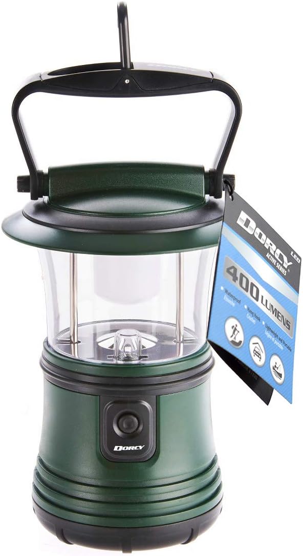 Dorcy 200 Lumen Rugged Camping Lantern with Amber Night Light Mode , Green , samsung - 22629