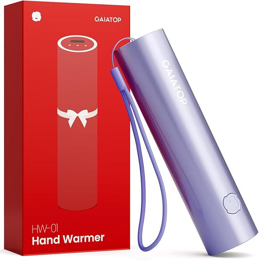 Gaiatop Hand Warmers Rechargeable, Electric Portable Pocket Heater Rechargeable Hand Warmer Heat Therapy Great Gifts for Raynauds, Hunting, Golf, Camping, Women, Men