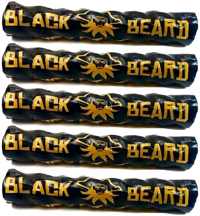 Black Beard Fire Starter Rope (5 Pack) | 100% Weatherproof Fire Starter for Campfires | Can Light 50+ Fires with Over 4.5 Hour Burn Time | Infinite Shelf Life for Emergency Survival Kits | Made in USA
