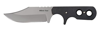 Cold Steel MINI TAC BOWIE / 6-7/8" OVERALL / 3-5/8" BLADE / 2.5MM THICK / 8CR13MOV STEEL / 3.25" LONG GRIV-EX™ HANDLE/SECURE-EX™ SHEATH/BLISTER PACKED